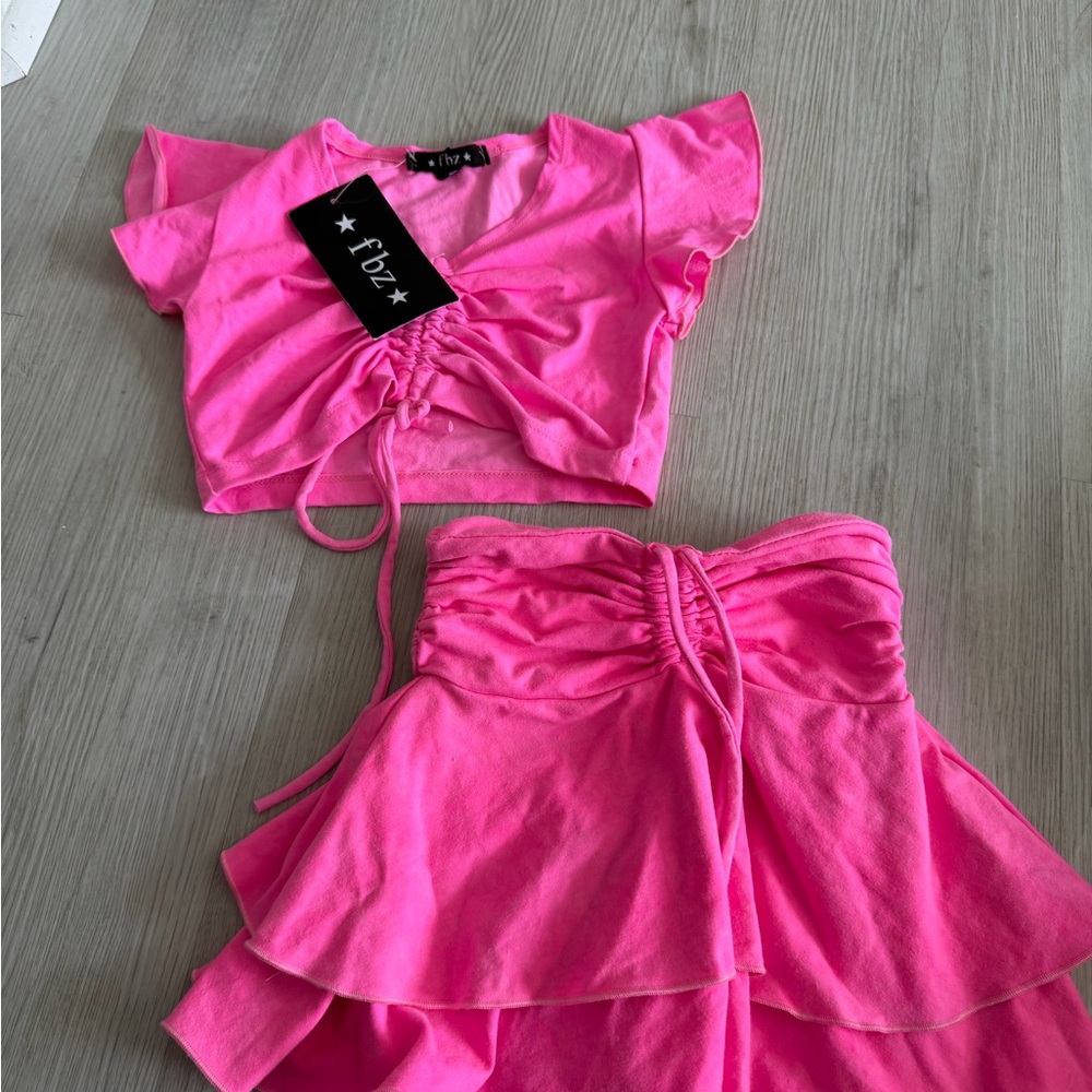 Flowers by Zoe Pink Kids Matching Set